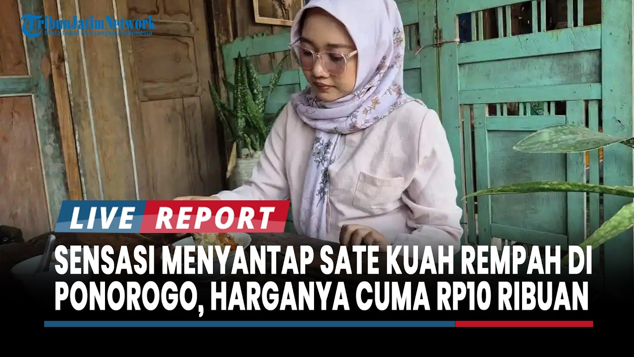 Sensasi Menyantap Sate Kuah Rempah di Ponorogo, Harganya Cuma Rp10 Ribuan