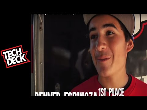 Tech Deck Money Cup: Interview with Denver Espinoza - 1st Place