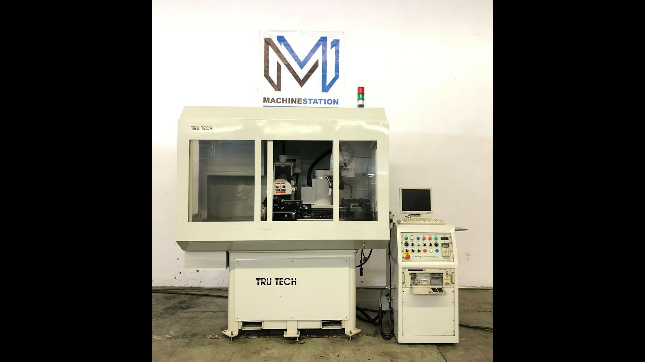 Tru Tech TT8500 CNC Profile Centerless Grinder TT5000 5″ 5000 RPM MachineStation 1803