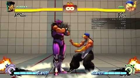 SSF4 AE - M.BISON TUTORIALS - frame traps, counter hit combos and fadcs.mp4