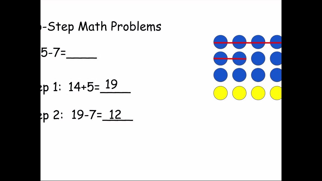 Two Step Math Problems - YouTube