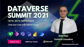 Dataverse Summit 2021 - Test your code with FakeXrmEasy
