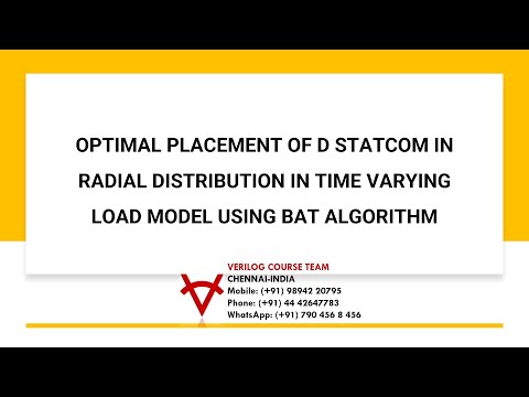 OPTIMAL PLACEMENT OF D STATCOM IN RADIAL DISTRIBUTION IN TIME VARYING LOAD MODEL USING BAT ALGORITHM