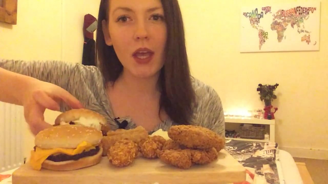 Burger King Whopper & Double Cheeseburger ~ ASMR Relaxing Eating Sounds
