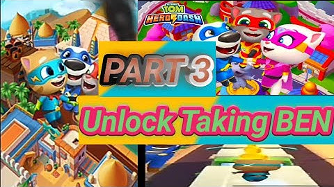 Unlock Talking BEN (Talking Tom Hero Dash - Run) Android Game. Part -3