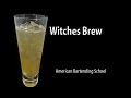 Witches Brew Halloween Cocktail Drink Recipe