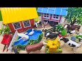 Top The Most Satisfying Build Farm House Diorama | Barnyard for Cow, Horse | Cattle Farm #1