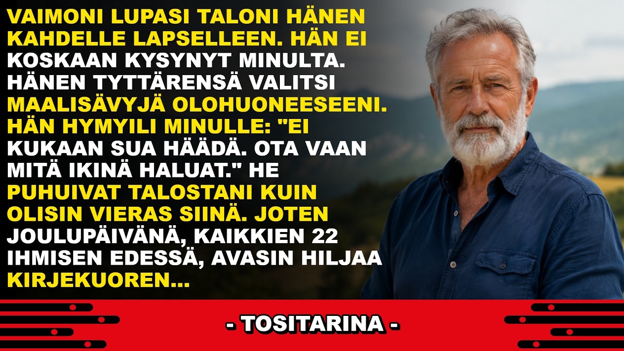 Joulupäivänä vaimoni tytär seisoi olohuoneessani kolme maalinäytettä kädessään ja vertasi niitä seinään kuin se olisi maailman tavallisin asia. Kysyin häneltä, mitä hän teki, ja hän vastasi...