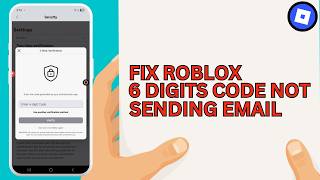 Roblox Password Reset Not Sending Email 2026 | Roblox 6 Digit