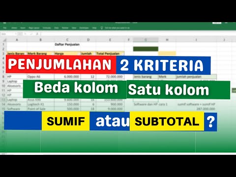 rumus penjumlahan excel dengan multiple criteria : rumus-excel-penjumlahan-dua-kriteria-paling-mudah