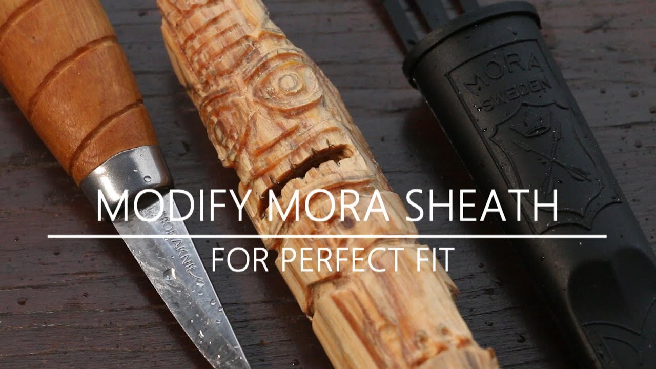 How to EASY modify MORA plastic sheath for perfect fit 0 YouTube
