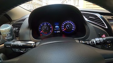 How to Navigate Through the Speedometer Display Hyundai i40 ( 2011 – 2019 )  Manage Speedometer