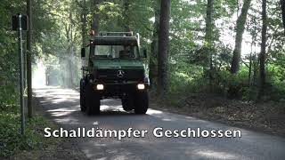 Unimog 1600 Schalldämpfer Pneumatisch schaltbar