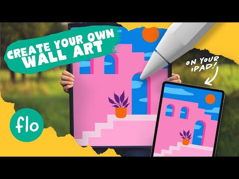Draw You Own WALL ART on your iPad - Procreate Tutorial