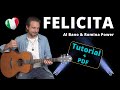 Felicita - Al Bano &amp; Romina Power | Akustik Gitarre Italo Pop Tutorial