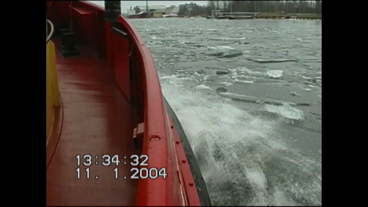 Uppstart och isbrytning med ev Knut 11 01 04