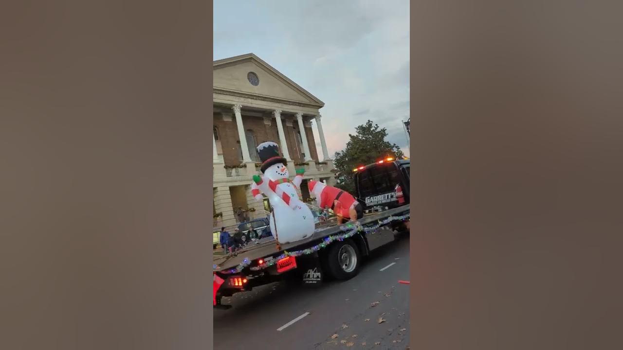 Christmas parade Shelbyville, Tennessee. 2022 YouTube