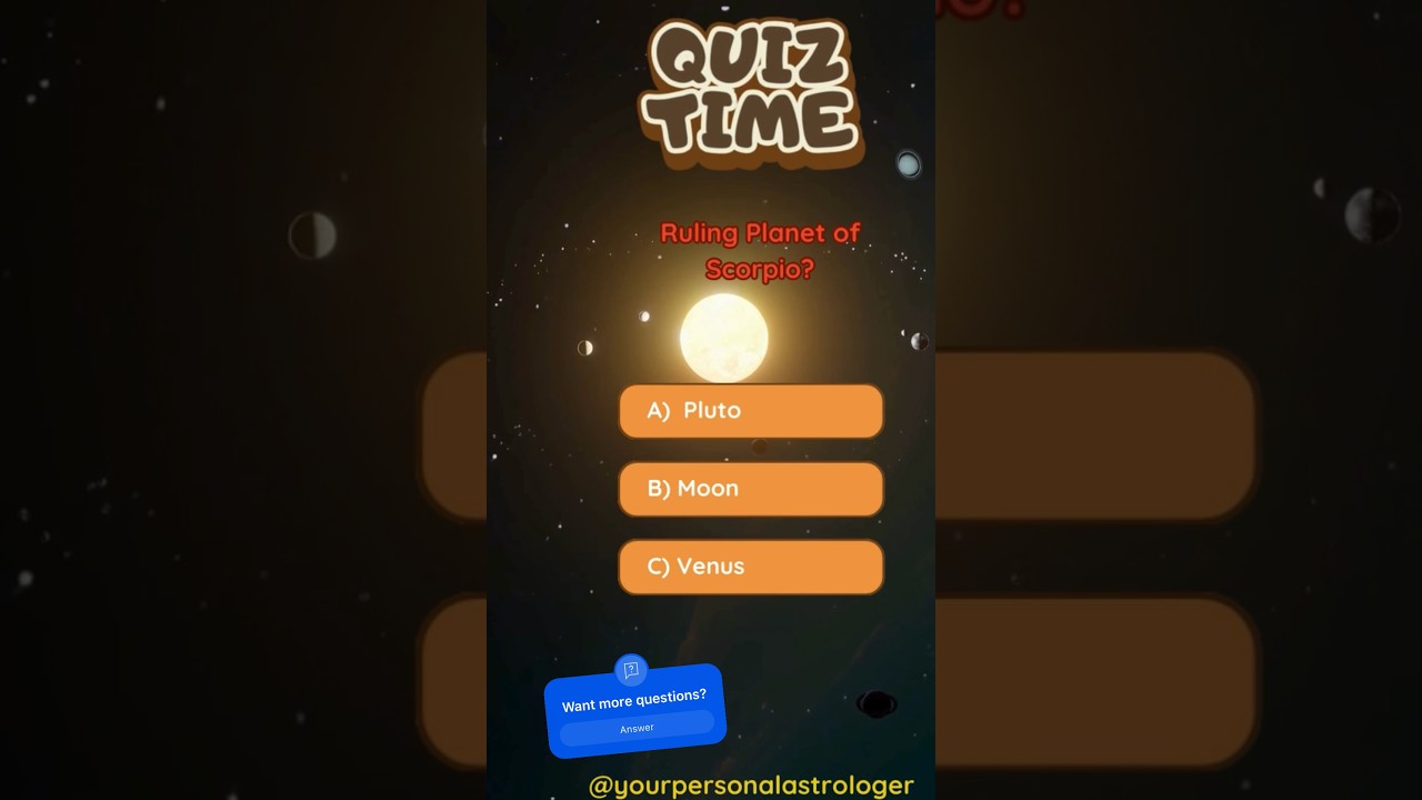 ASTROLOGY QUIZ✨ Trivia Challenge!  