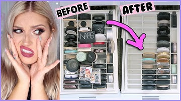 Powder & Bronzer  🔪 ORGANIZE AND DECLUTTER MY MAKEUP COLLECTION! 😏