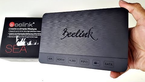 Beelink SEA1 Android TV Box Review - HDMI IN - SATA HDD Recorder