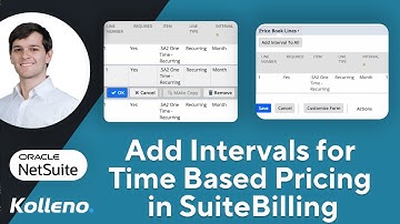 NetSuite Tutorial | How to Add Intervals for Time-Based Pricing in SuiteBilling