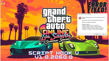 GTA 5 Script Hook V Error FIXED!!! Epic Games