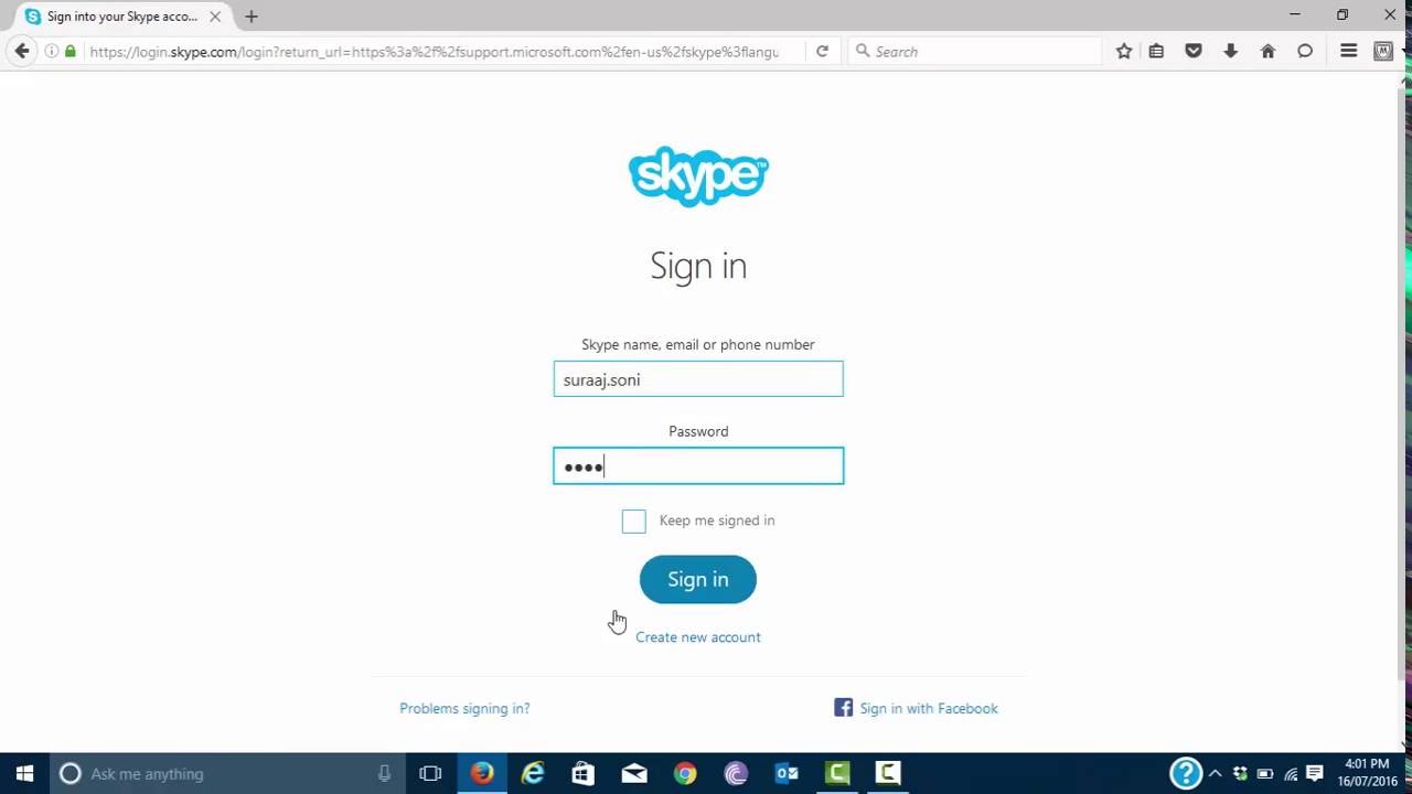 free skype account