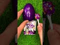 WHAT’S Inside the Purple Mystery Egg?! 😱🍭 Purple Candy &amp; Lollipop Unboxing