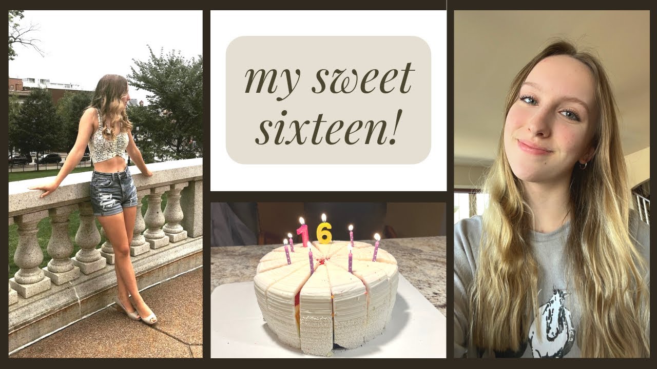 VLOG | MY SWEET SIXTEEN ♥️ Rainbow cake, presents, & more!