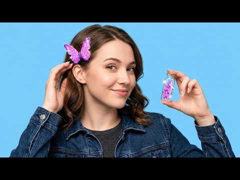 🦋CUTE HOMEMADE JEWELRY IDEAS😍 ADORABLE EPOXY RESIN || Awesome Crafts To Look Cool By 123 GO!