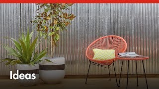 D.i.y. Corrugated Iron Feature Wall - D.i.y. At Bunnings