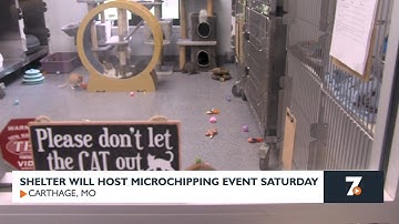 Shelter to host microchipping event Saturday