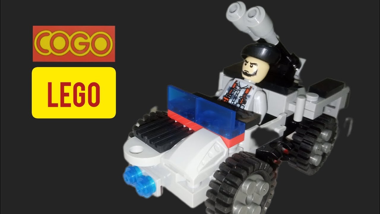 CoGo Lego Military Jeep Tutorial||