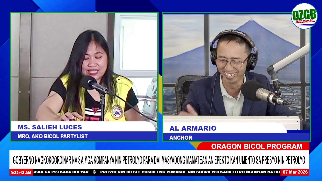 RAGON BICOL PROGRAM | March 07, 2026