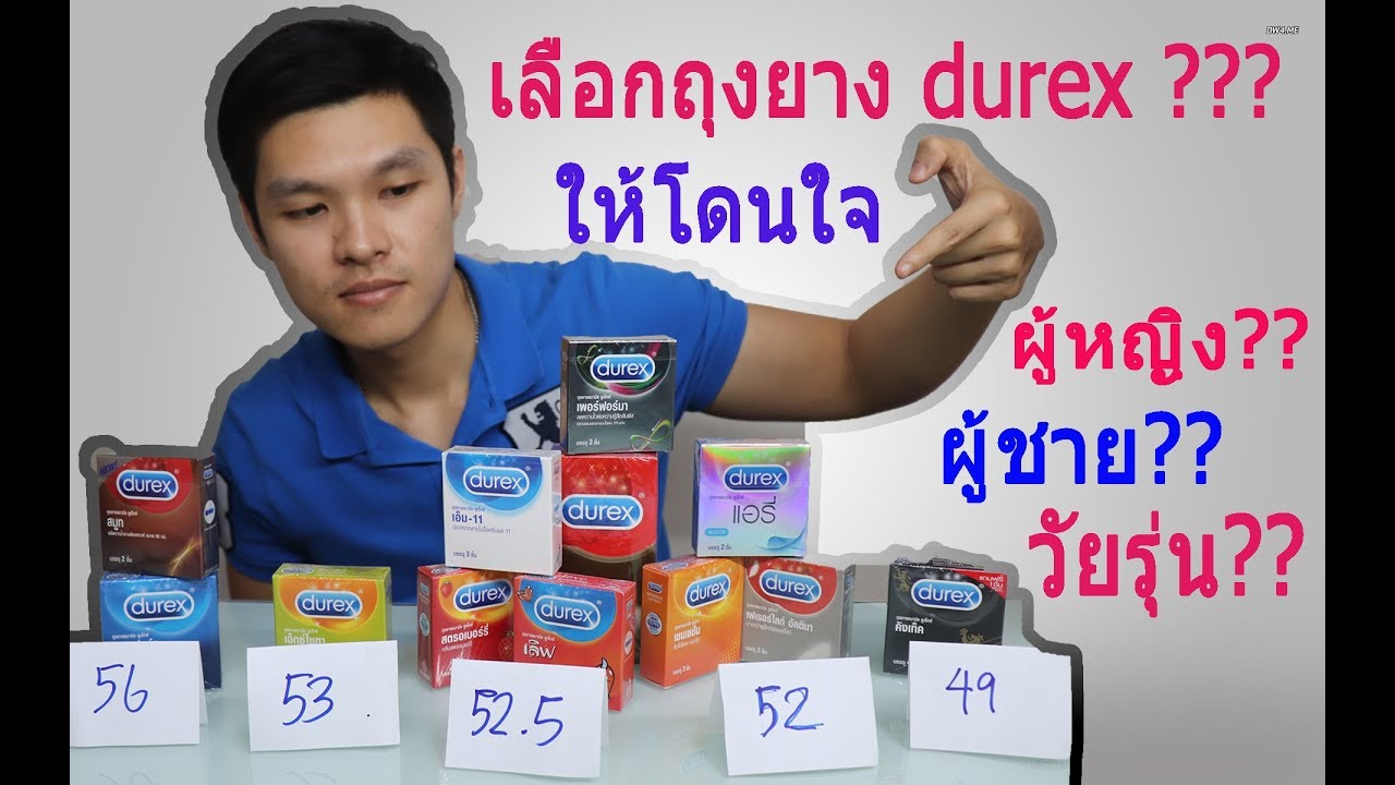 รีวิว(review)ถุงยางอนามัยดูเร็กซ์ (durex) ปีล่าสุด แนะนำเลือกซื้อเลือกใช้ให้ปัง โดยเภสัชมาวิน