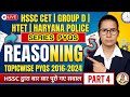 HSSC CET Reasoning PYQs 2016-2024 | Top Repeat Questions 🔥 | Part 4