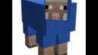 Rare Blue Sheep In Minecraft