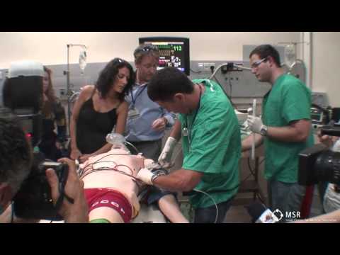 Simulation of Trauma Management at MSR for the "House M.D." Cast