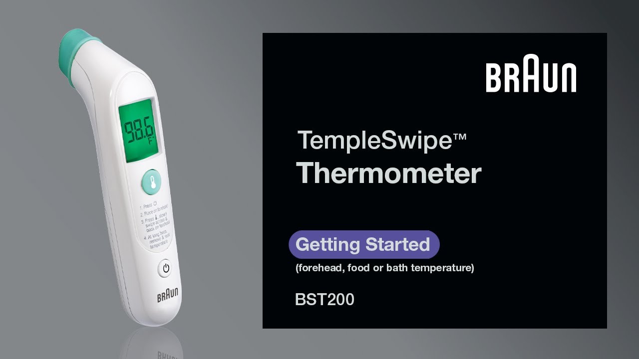 Braun TempleSwipe thermomètre frontal BST200WE 1 Pièce