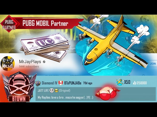 50x POPULARITY PLANES 😱 TO @MrJayPlays | BTxPUNJABE YOUTUBE @IPREEET.69 | UC HACK BGMI POPULARITY RANK class=