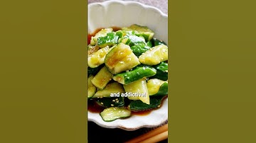Japanese Smashed Cucumber with Garlic Soy Dressing | Quick & Tasty!