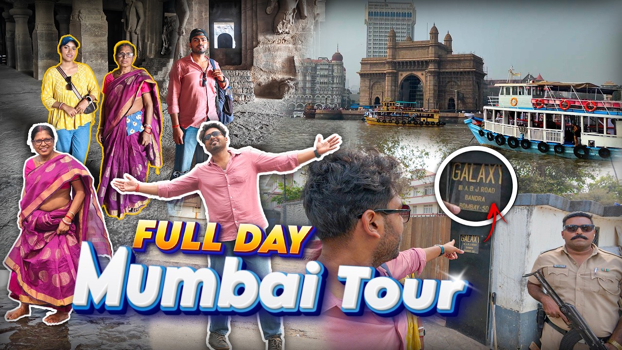 Srk House-Salman Khan House-Elephanta caves ❤️|| Mumbai Ultimate Tour Vlog😱||Part-2
