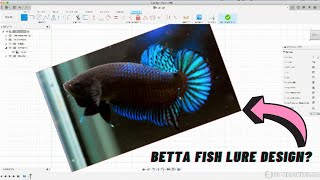 Creating a Betta Fish in Fusion 360 screenshot 1