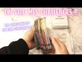  budget enveloppes  on vide mes challenges  