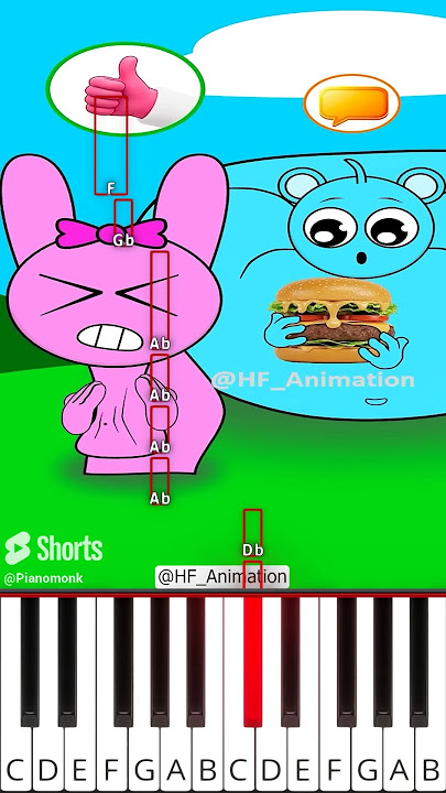 Inflated Sky Sprunki This is a 3 second song #sprunki (@HF_Animation) - Octave Piano Tutorial