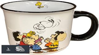 Gibson Homewares Peanuts & Gang Ceramic Mug 21 oz (Tossing in