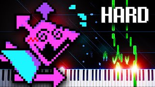 A CYBER'S WORLD? (from Deltarune Chapter 2) - Piano Tutorial chords