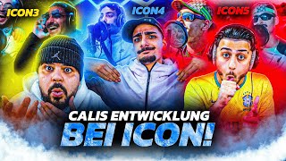 CALI KOMMT ZU ICON 6❗️ SEINE ENTWICKLUNG VON ICON 3 BIS ICON 5 🤯 | Reaction mit Cali