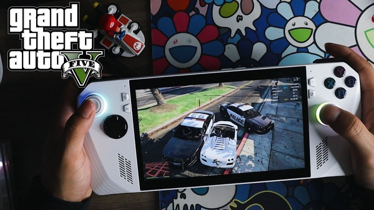 ROG ALLY runs GTA5 smoother than my actual PC...