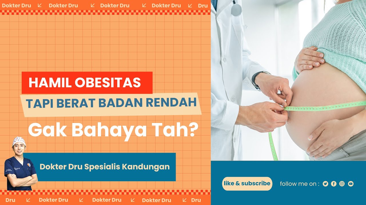 Hamil Obesitas Tapi Berat Badan Rendah? Gak Bahaya Tah???